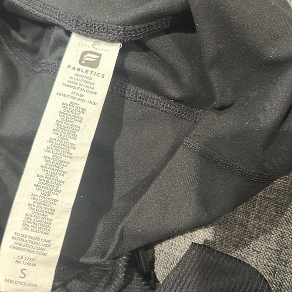 Fabletics Mixed Media Black Legging - Picture 9 of 9